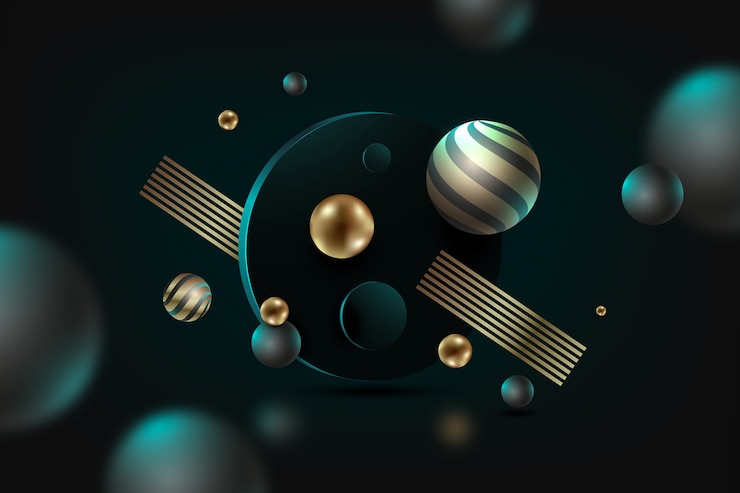 Vector Gratis konsep latar belakang 3d