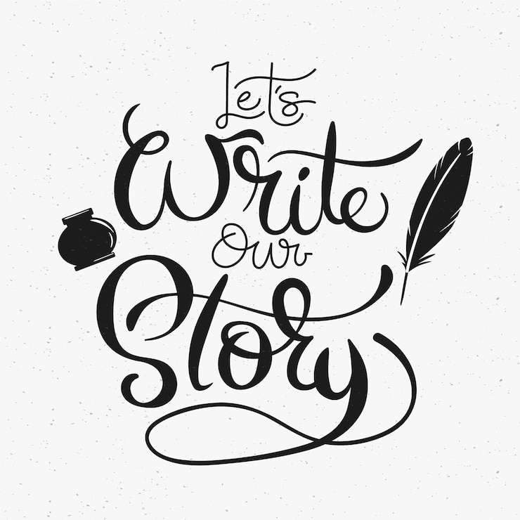 Vector Gratis konsep lettering pernikahan lucu