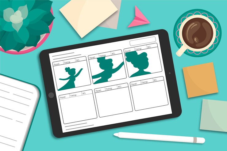 Vector Gratis konsep papan cerita
