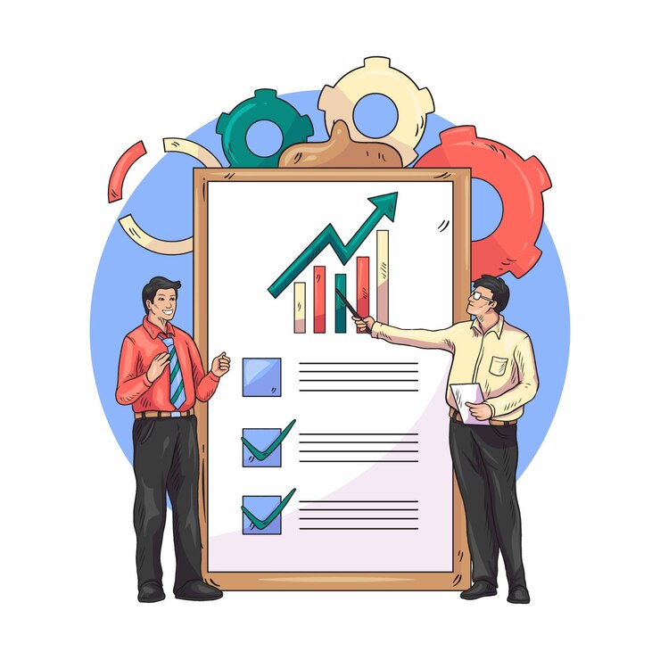 Vector Gratis konsep perencanaan bisnis digambar tangan