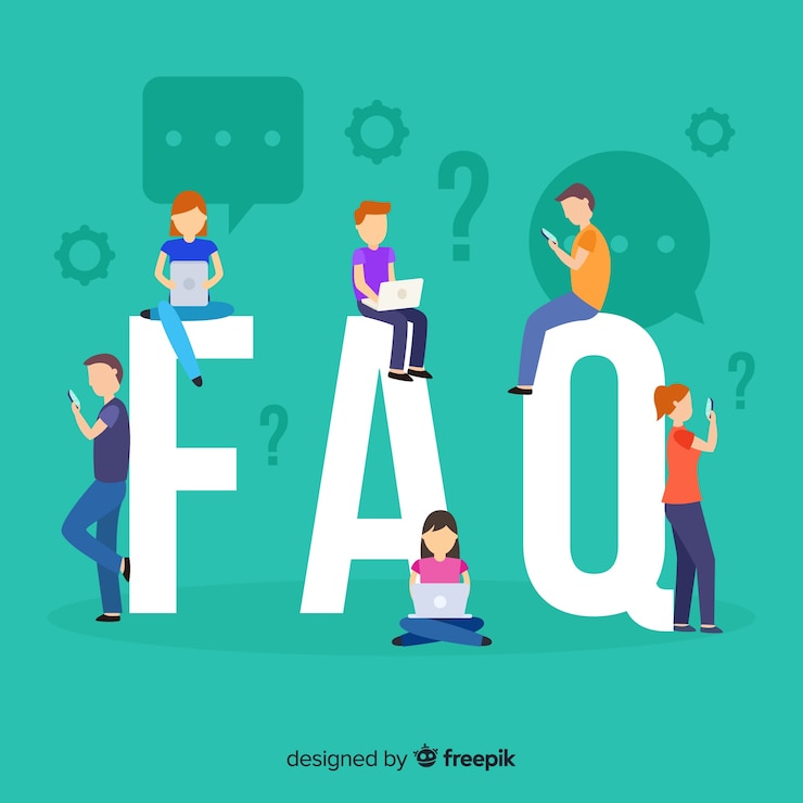 Vector Gratis konsep pertanyaan umum