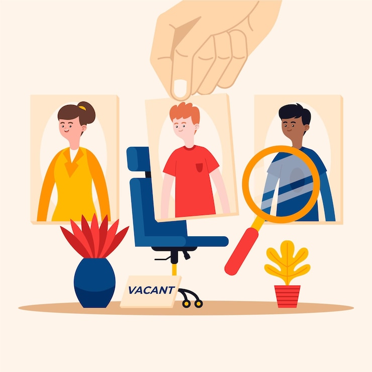 Vector Gratis konsep pilihan pekerja
