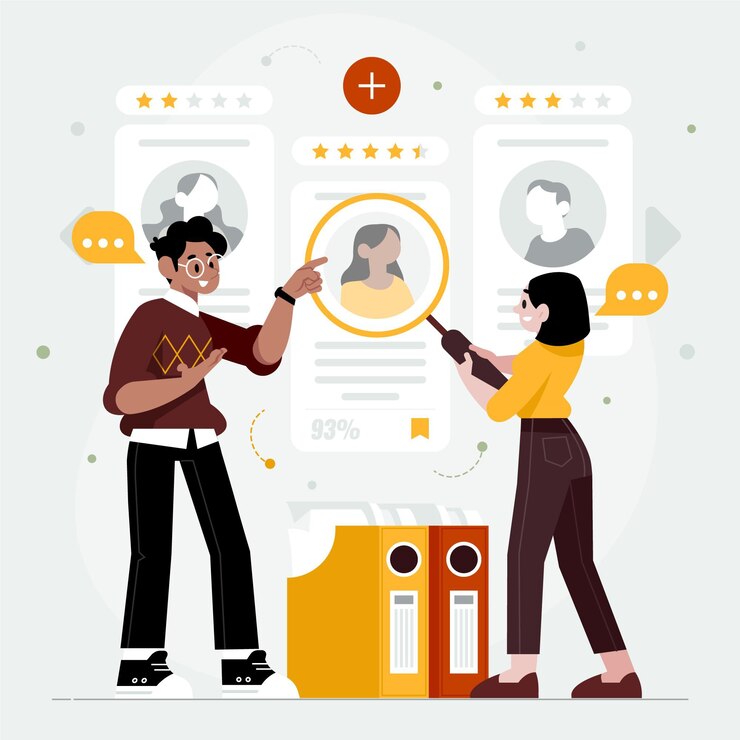 Vector Gratis konsep pilihan pekerja