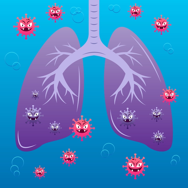 Vector Gratis konsep pneumonia coronavirus