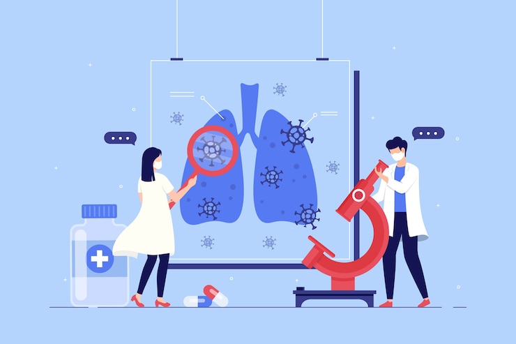 Vector Gratis konsep pneumonia coronavirus