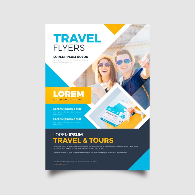 Vector Gratis konsep poster perjalanan