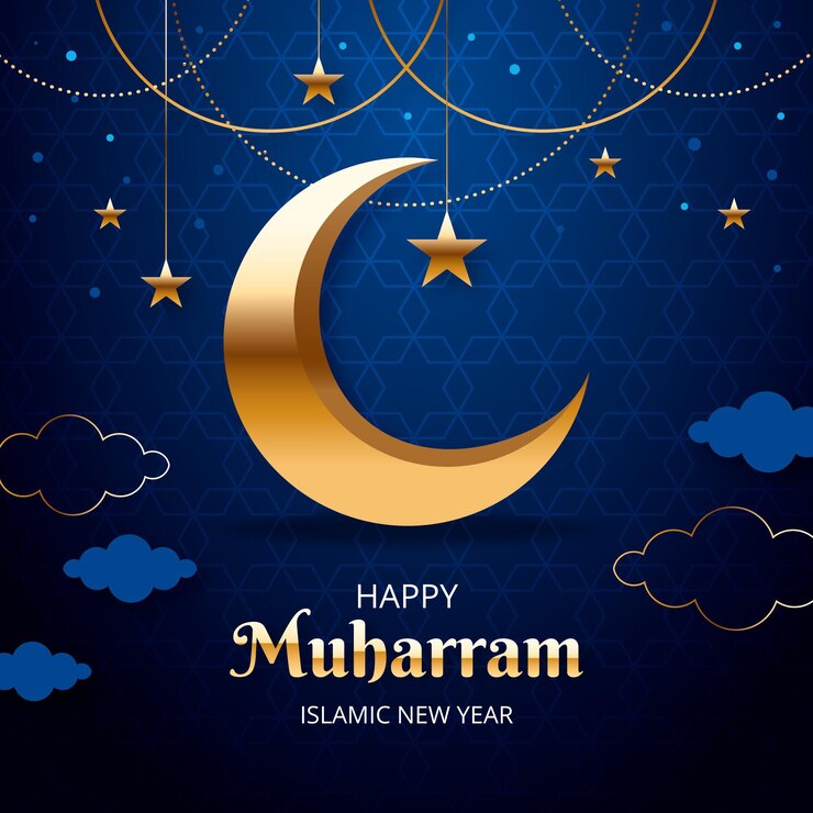 Vector Gratis konsep tahun baru islam realistis