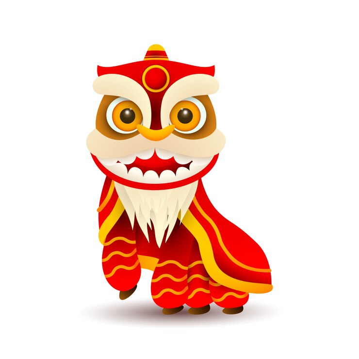 Vector Gratis kostum naga cina