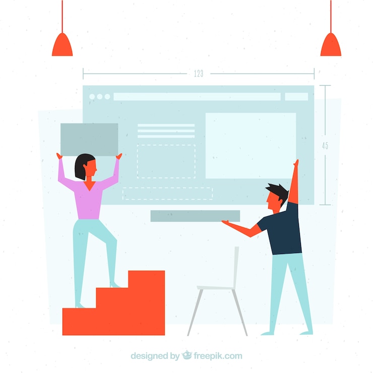 Vector Gratis landing page concept