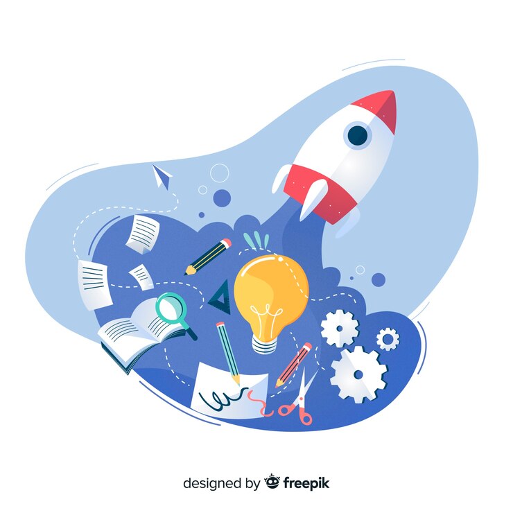Vector Gratis landing page design process landing page
