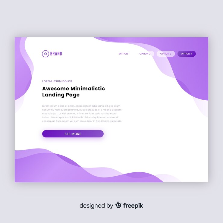 Vector Gratis landing page