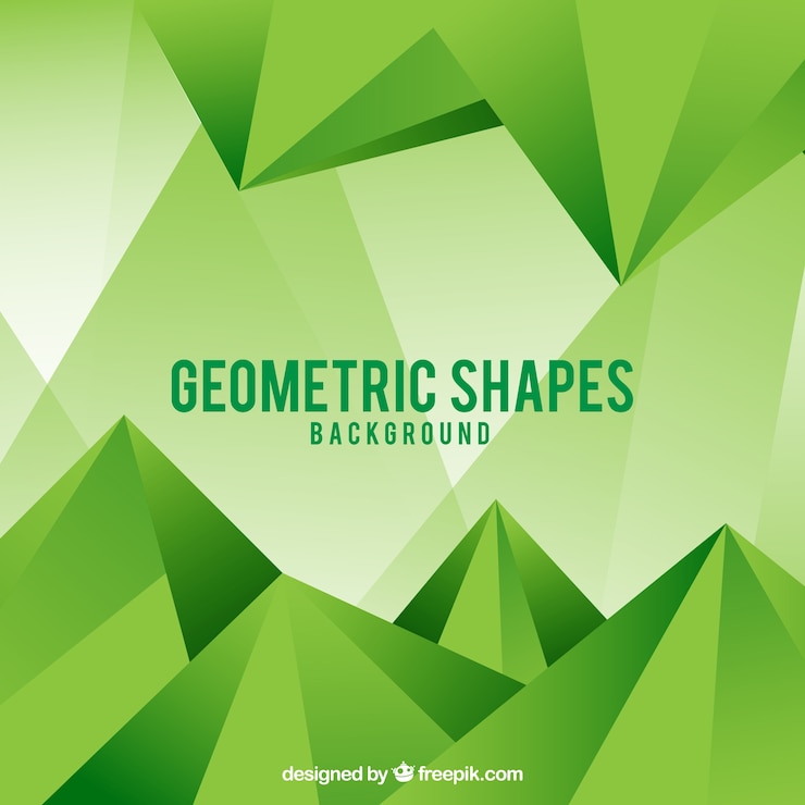 Vector Gratis latar belakang abstrak dengan bentuk geometris