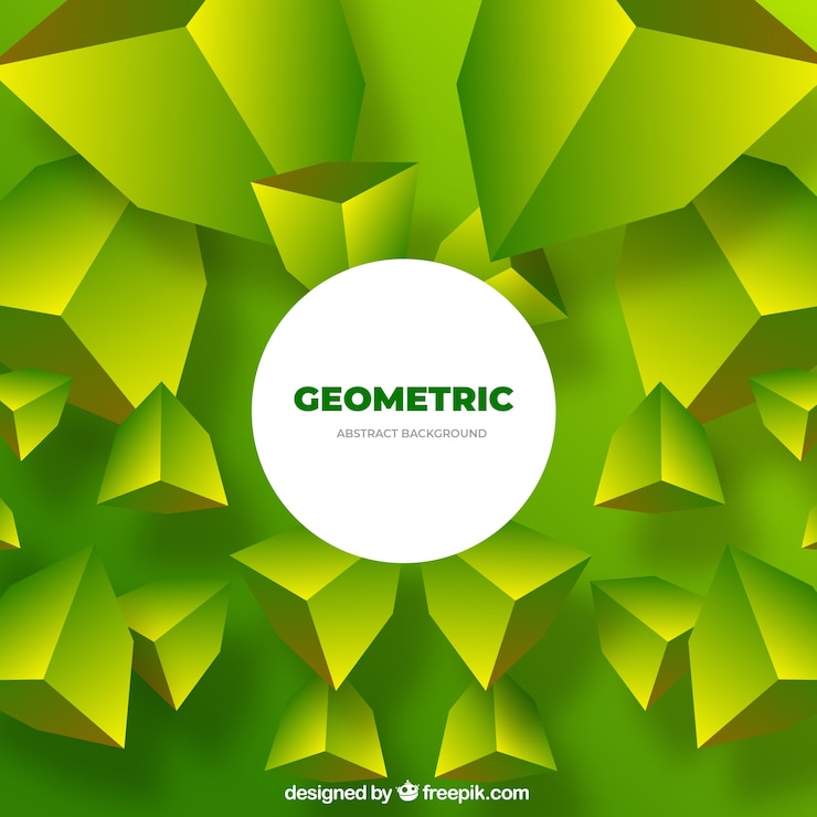 Vector Gratis latar belakang abstrak dengan bentuk geometris