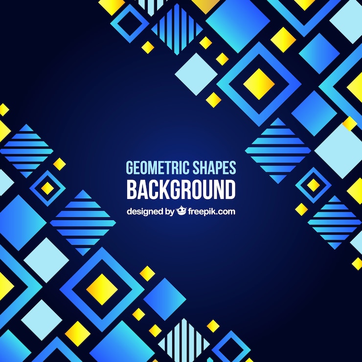 Vector Gratis latar belakang abstrak dengan bentuk geometris