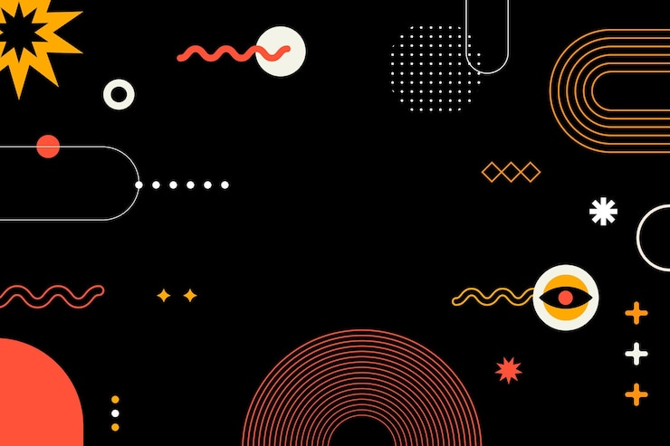 Vector Gratis latar belakang abstrak desain datar