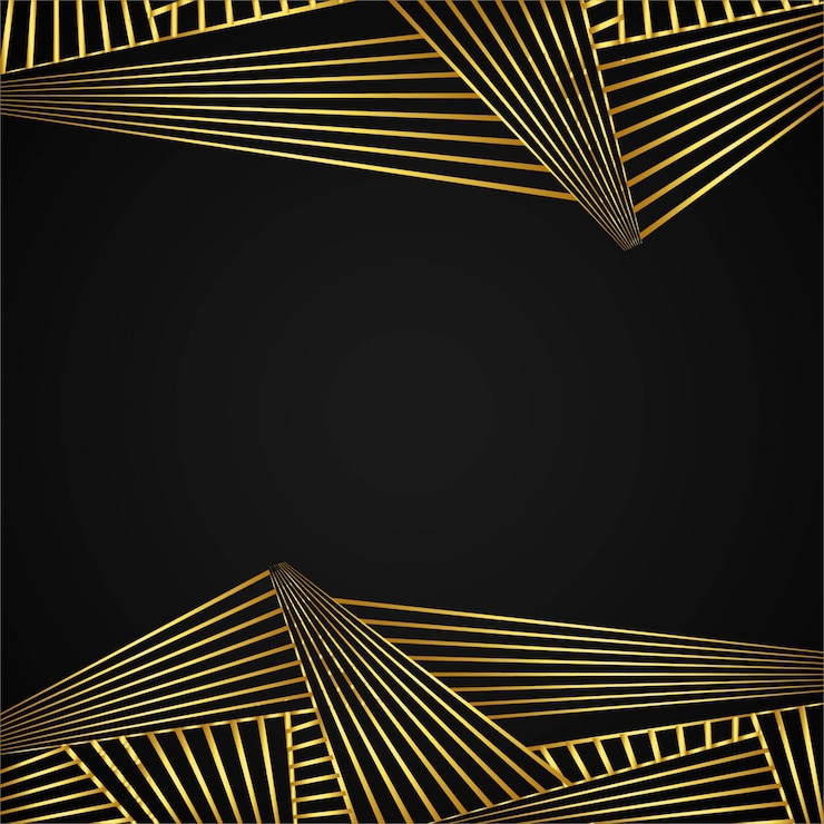Vector Gratis latar belakang abstrak emas modern