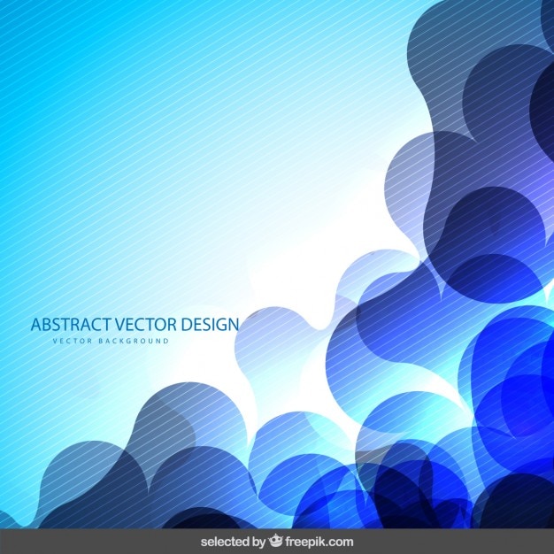 Vector Gratis latar_belakang_abstrak_gelombang_biru