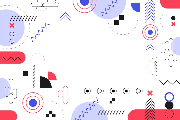 Vector Gratis latar belakang abstrak geometris datar