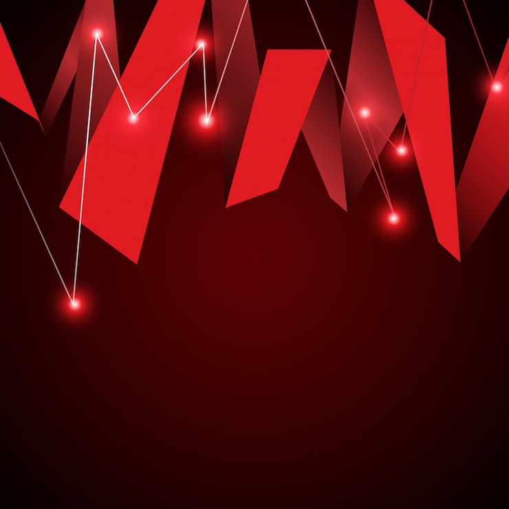 Vector Gratis latar belakang abstrak merah