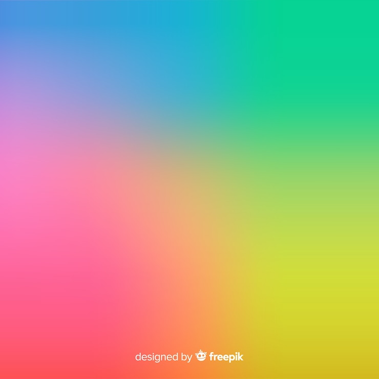 Vector Gratis latar belakang abstrak penuh warna dengan gaya gradien