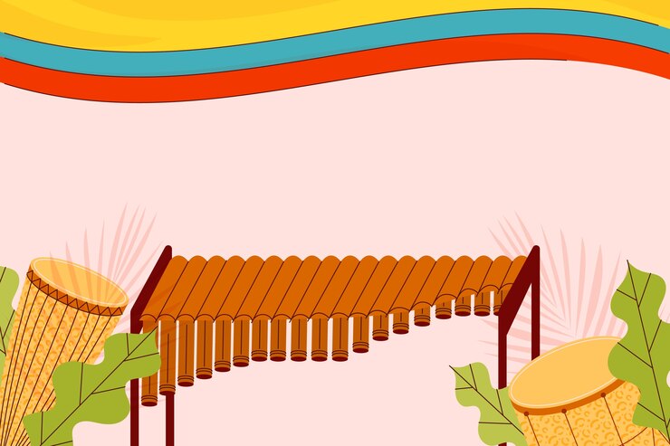 Vector Gratis latar belakang afrocolombianidad datar
