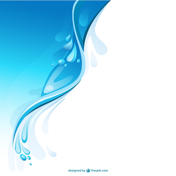 Vector Gratis latar belakang air abstrak