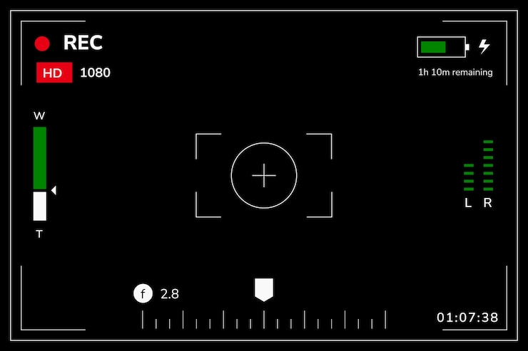 Vector Gratis latar belakang antarmuka rec