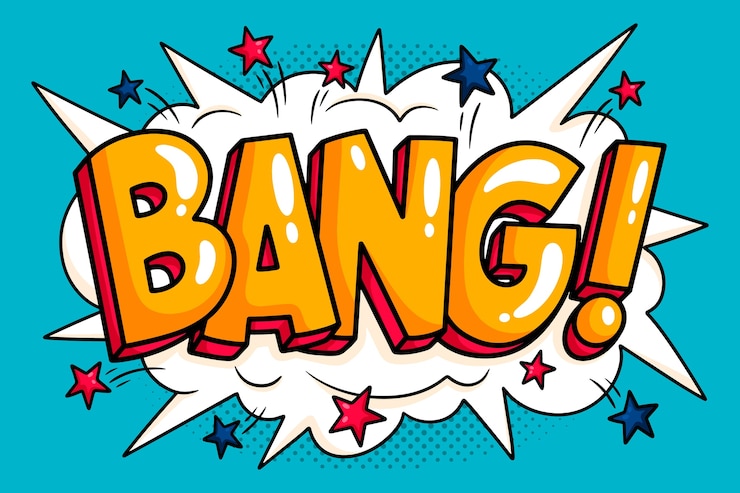 Vector Gratis latar belakang bang kartun digambar tangan