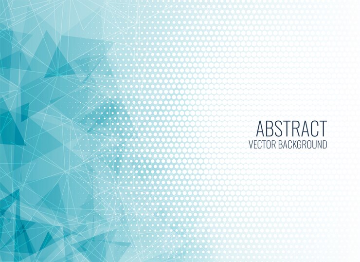 Vector Gratis latar belakang bentuk geometris biru abstrak