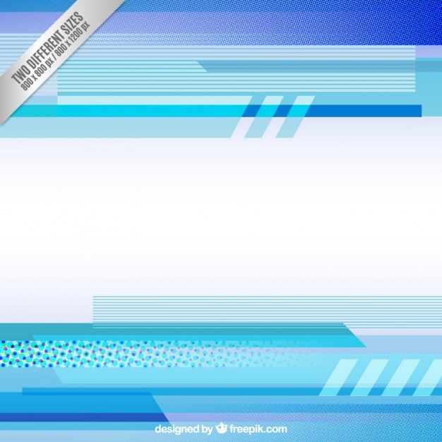 Vector Gratis latar belakang bentuk geometris biru