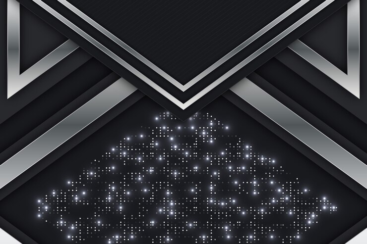 Vector Gratis latar belakang bentuk geometris elegan yang realistis