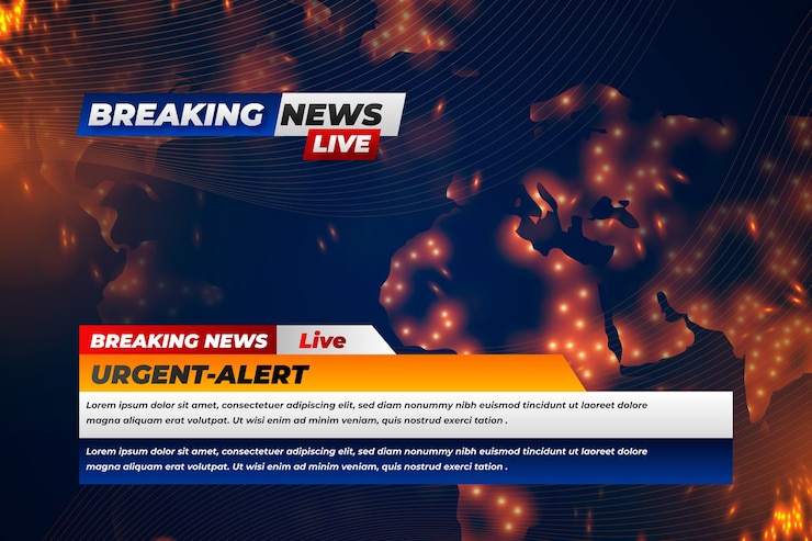 Vector Gratis latar belakang berita terbaru gradien