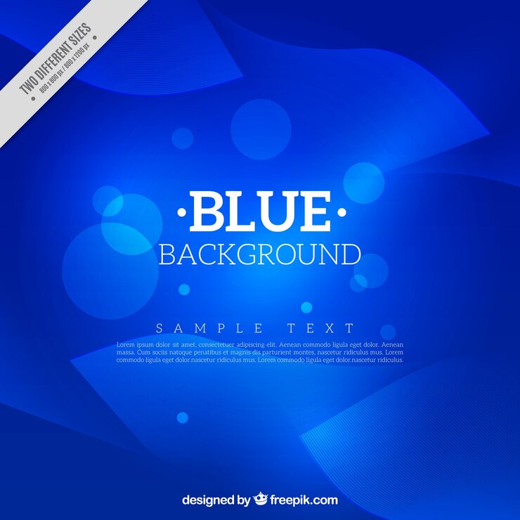 Vector Gratis latar belakang biru abstrak
