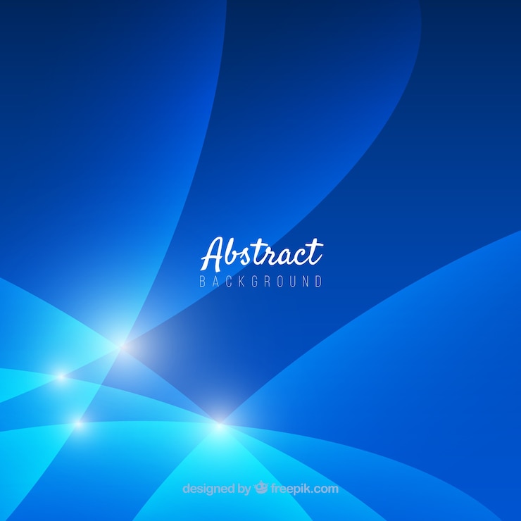 Vector Gratis latar belakang biru abstrak