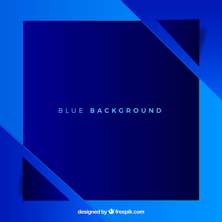 Vector Gratis latar belakang biru dengan geometri