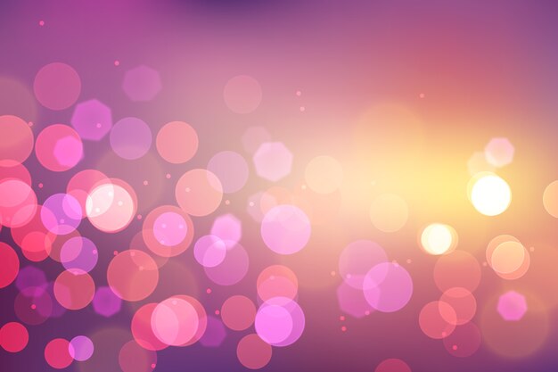 Latar belakang bokeh realistis