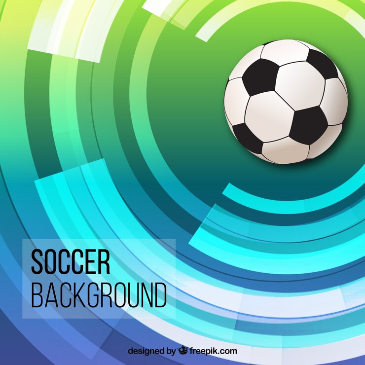 Vector Gratis latar belakang bola sepak