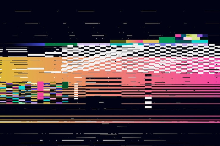 Vector Gratis latar belakang efek vhs