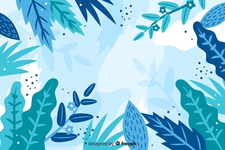Vector Gratis latar belakang floral abstrak digambar tangan