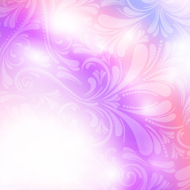 Vector Gratis latar belakang floral penuh warna