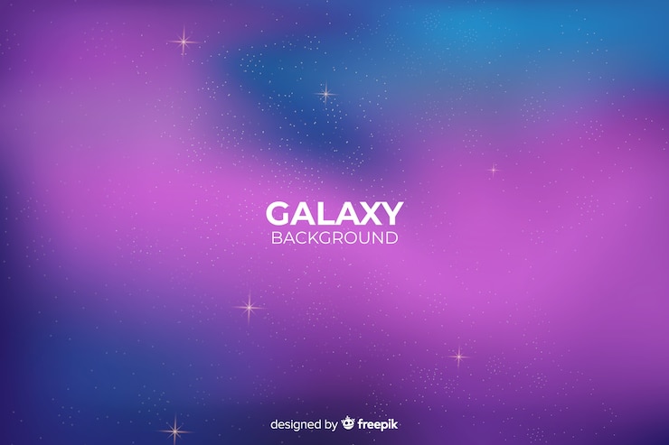 Vector Gratis latar belakang galaksi abstrak gradien