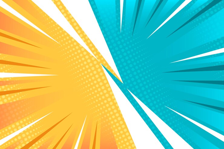 Vector Gratis latar belakang gaya komik