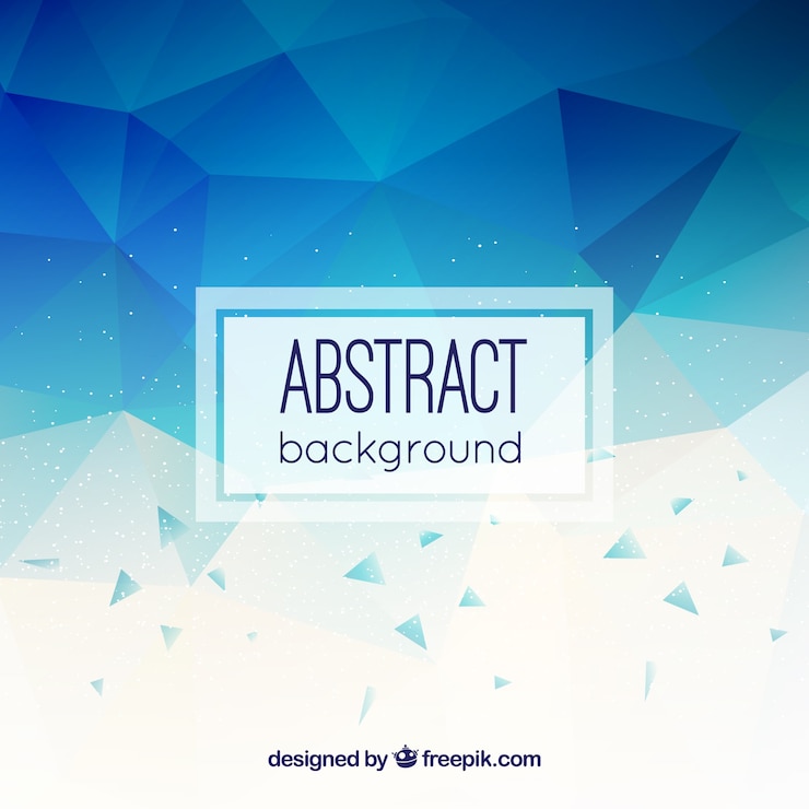 Vector Gratis latar belakang geometris biru