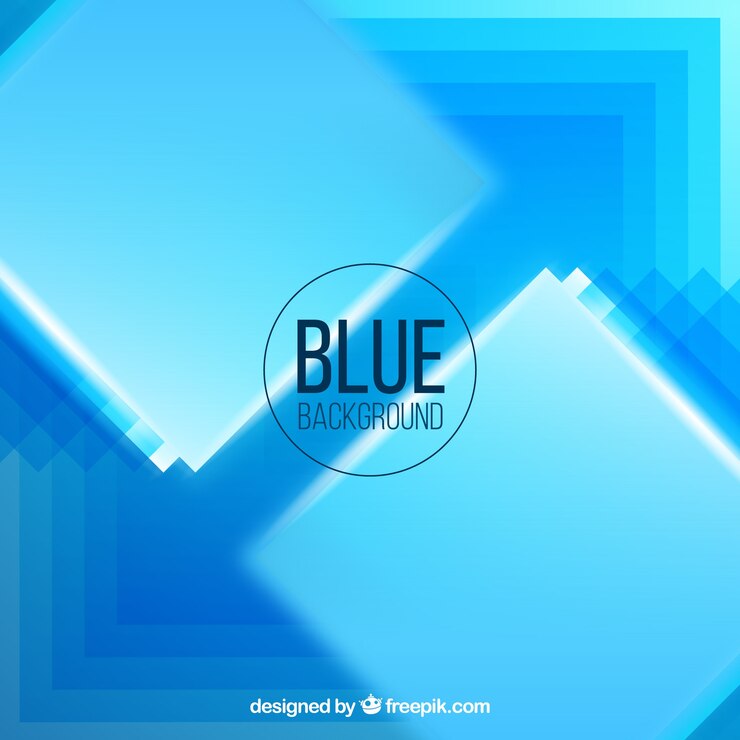 Vector Gratis latar belakang geometris biru
