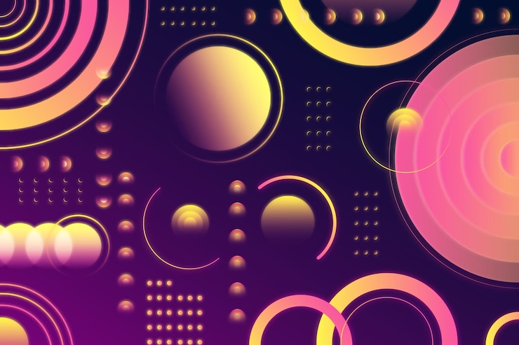 Vector Gratis latar belakang geometris gradien