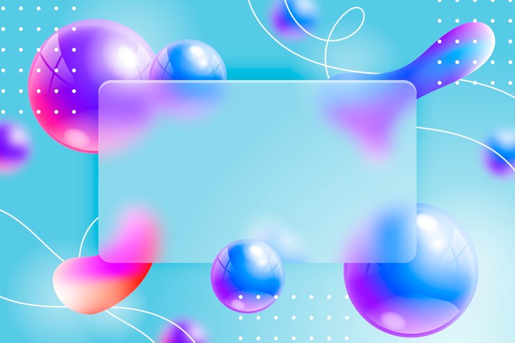 Vector Gratis latar belakang glassmorphism gradien