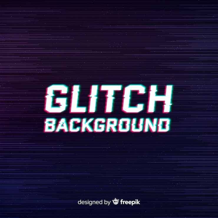 Vector Gratis latar belakang glitch