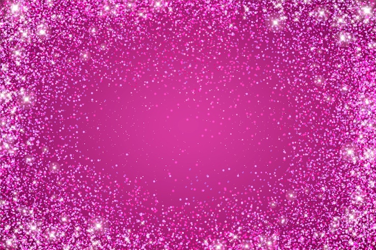 Vector Gratis latar belakang glitter merah muda gelap yang realistis