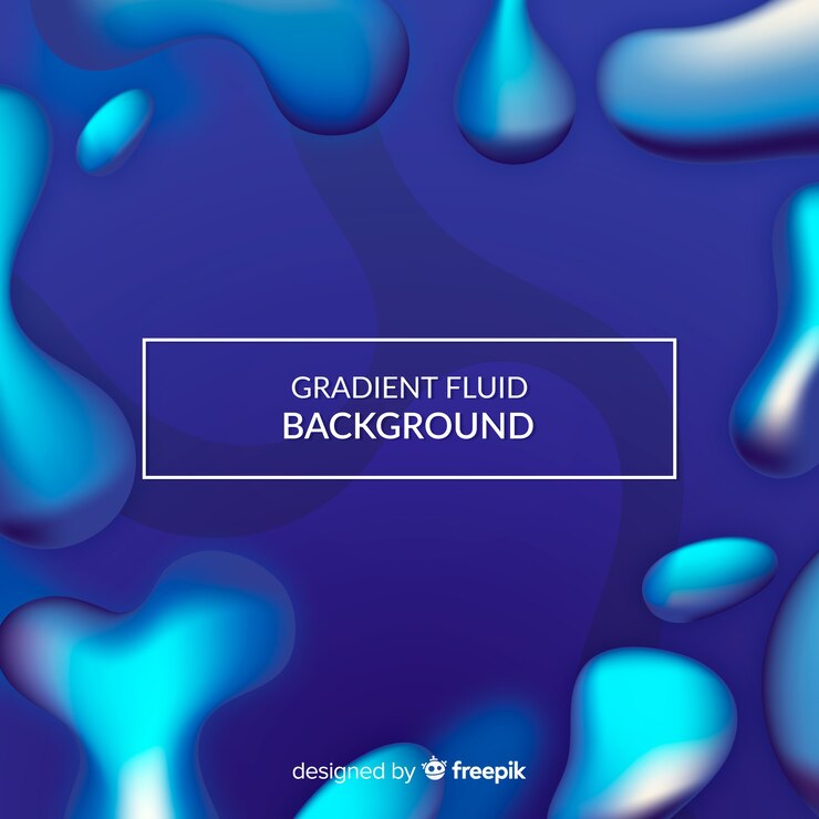 Vector Gratis latar belakang gradien abstrak dengan bentuk fluida