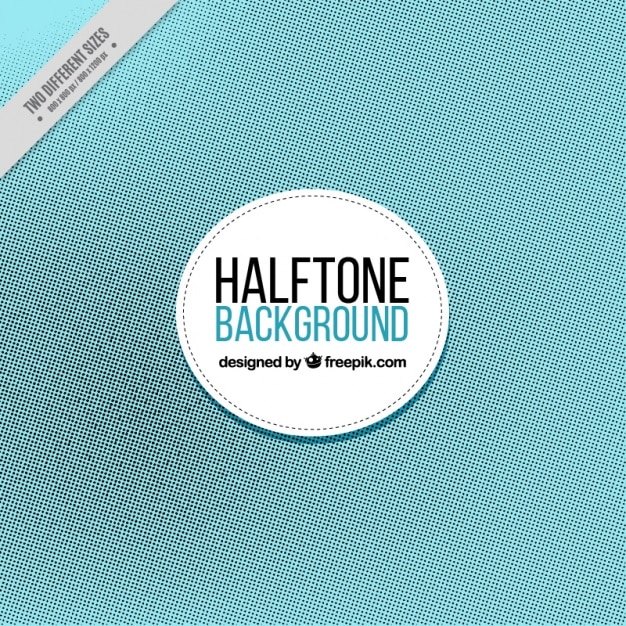 Vector Gratis latar belakang halftone biru